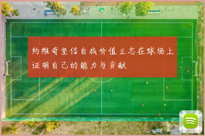 约维奇坚信自我价值立志在球场上证明自己的能力与贡献